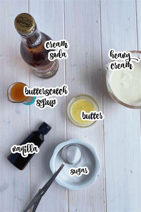 buttered beere ingredients